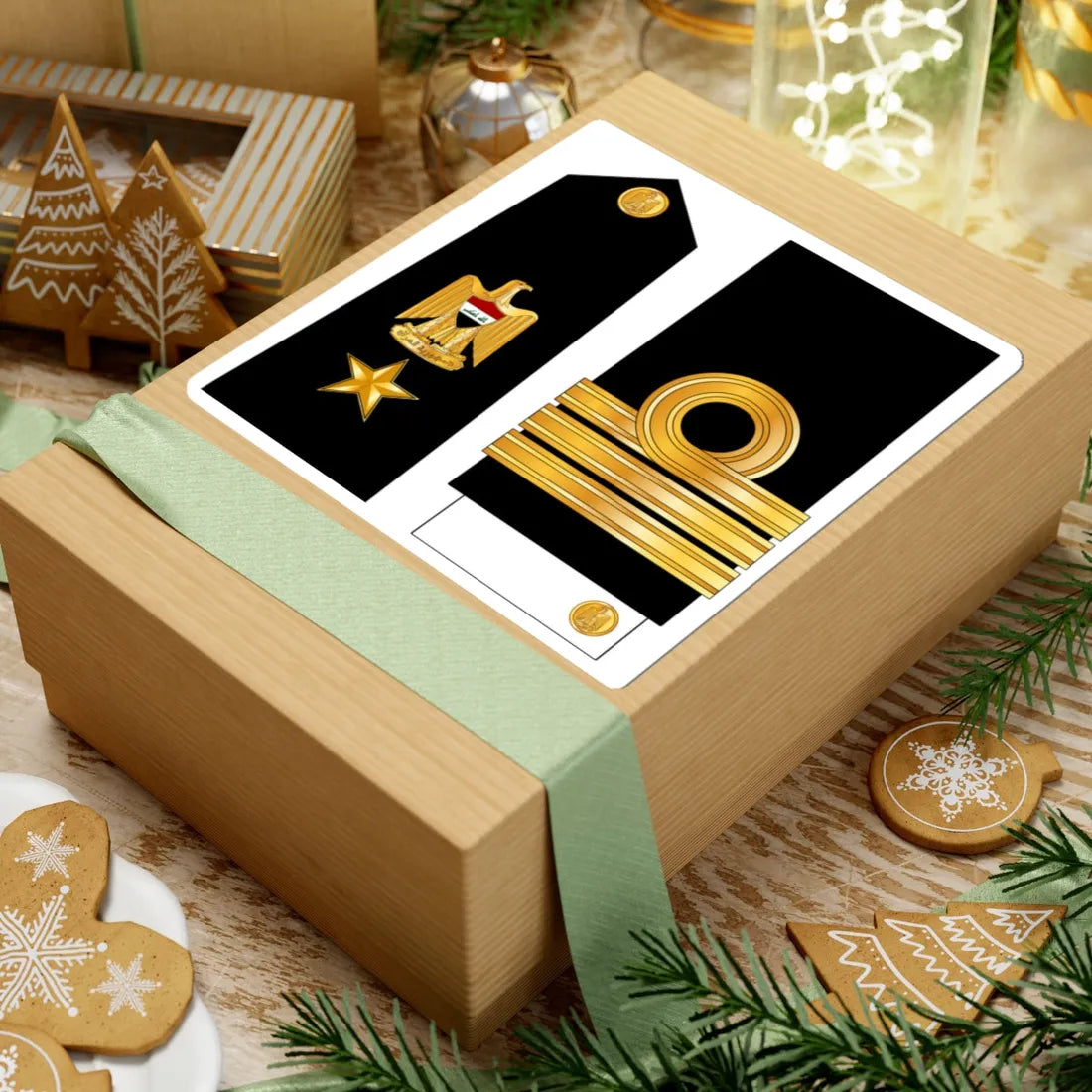 IraqNavyRankInsignia 7 (Iraq) (Military Rank) STICKER Vinyl Kiss-Cut Decal - The Sticker Space