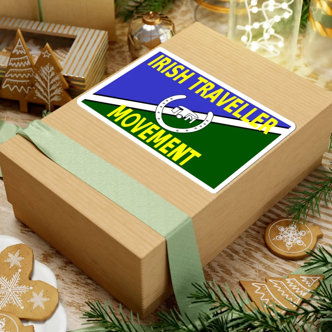 Irish Traveller Movement flag (Ireland) STICKER Vinyl Kiss-Cut Decal - The Sticker Space