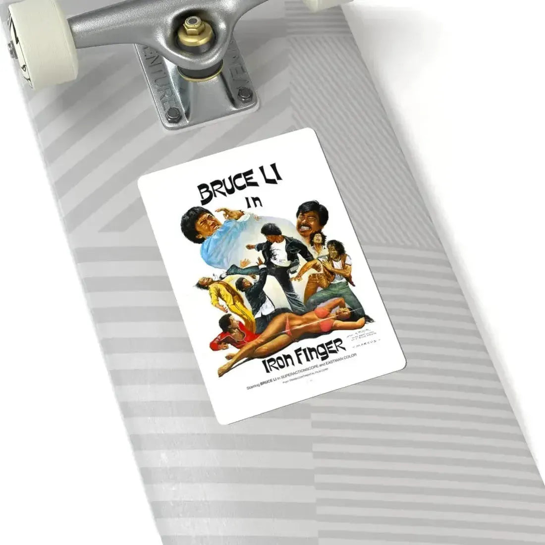 IRON FINGER 1979 Movie Poster - STICKER Vinyl Kiss-Cut Decal - The Sticker Space