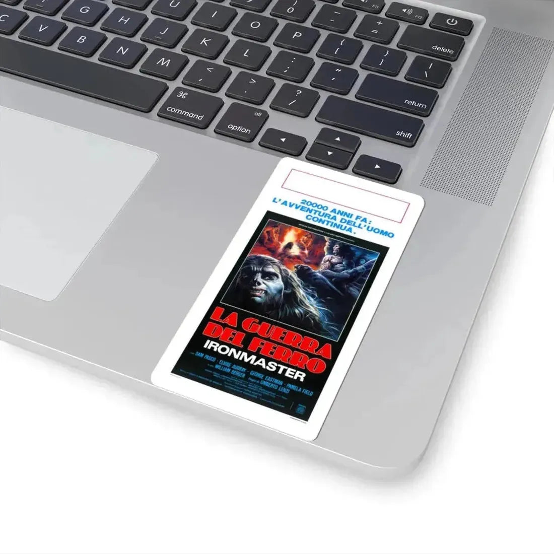 IRONMASTER (ITALIAN) 1983 Movie Poster - STICKER Vinyl Kiss-Cut Decal - The Sticker Space