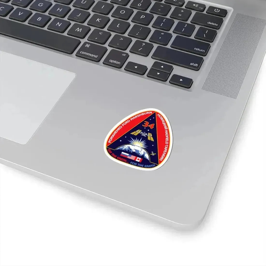ISS Expedition 34 (NASA) STICKER Vinyl Kiss-Cut Decal - The Sticker Space