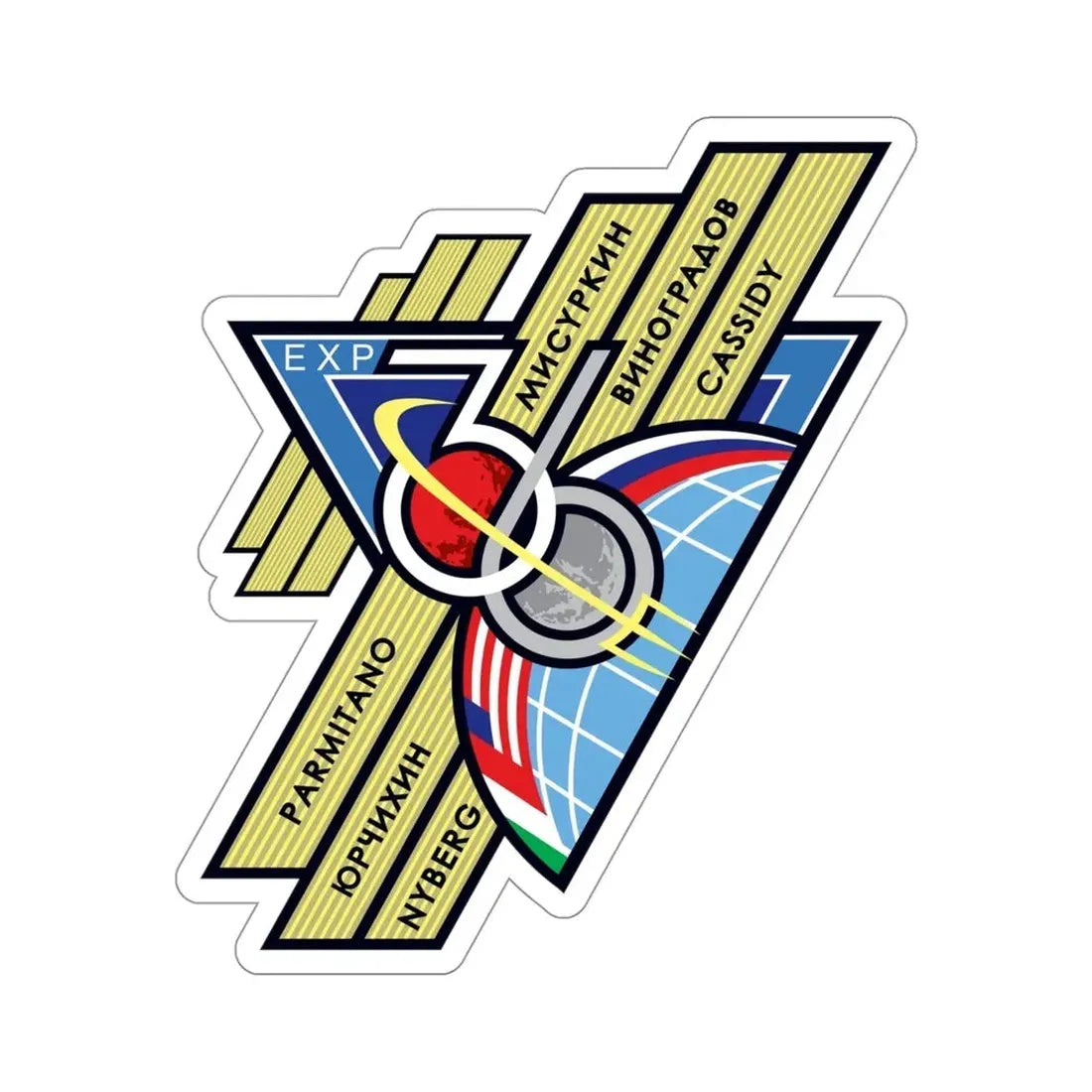 ISS Expedition 36 (NASA) STICKER Vinyl Die-Cut Decal - The Sticker Space