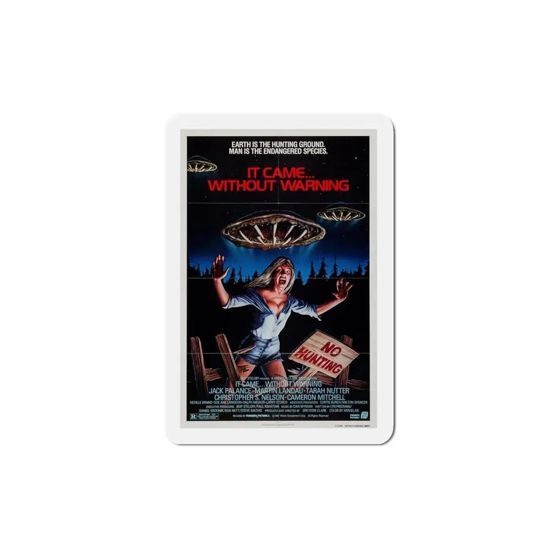 It Came Without Warning 1980 Movie Poster Refrigerator Magnet - The Sticker Space