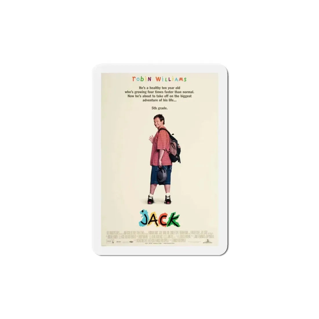 Jack 1996 Movie Poster Refrigerator Magnet - The Sticker Space