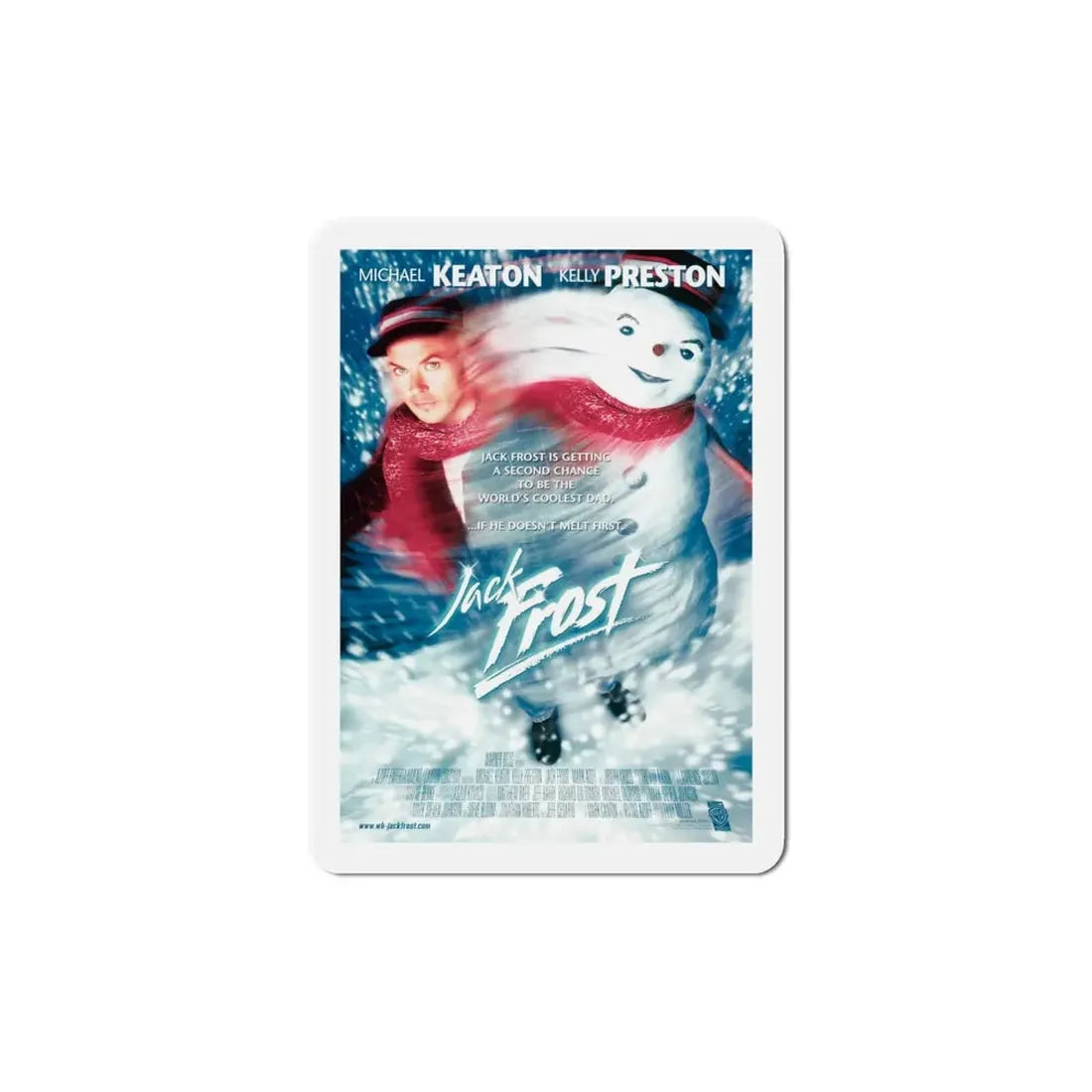 Jack Frost 1998 Movie Poster Refrigerator Magnet - The Sticker Space