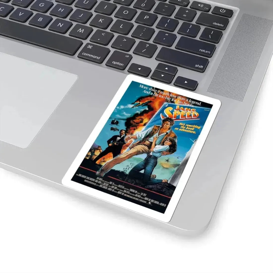 Jake Speed 1986 Movie Poster - STICKER Vinyl Kiss-Cut Decal - The Sticker Space