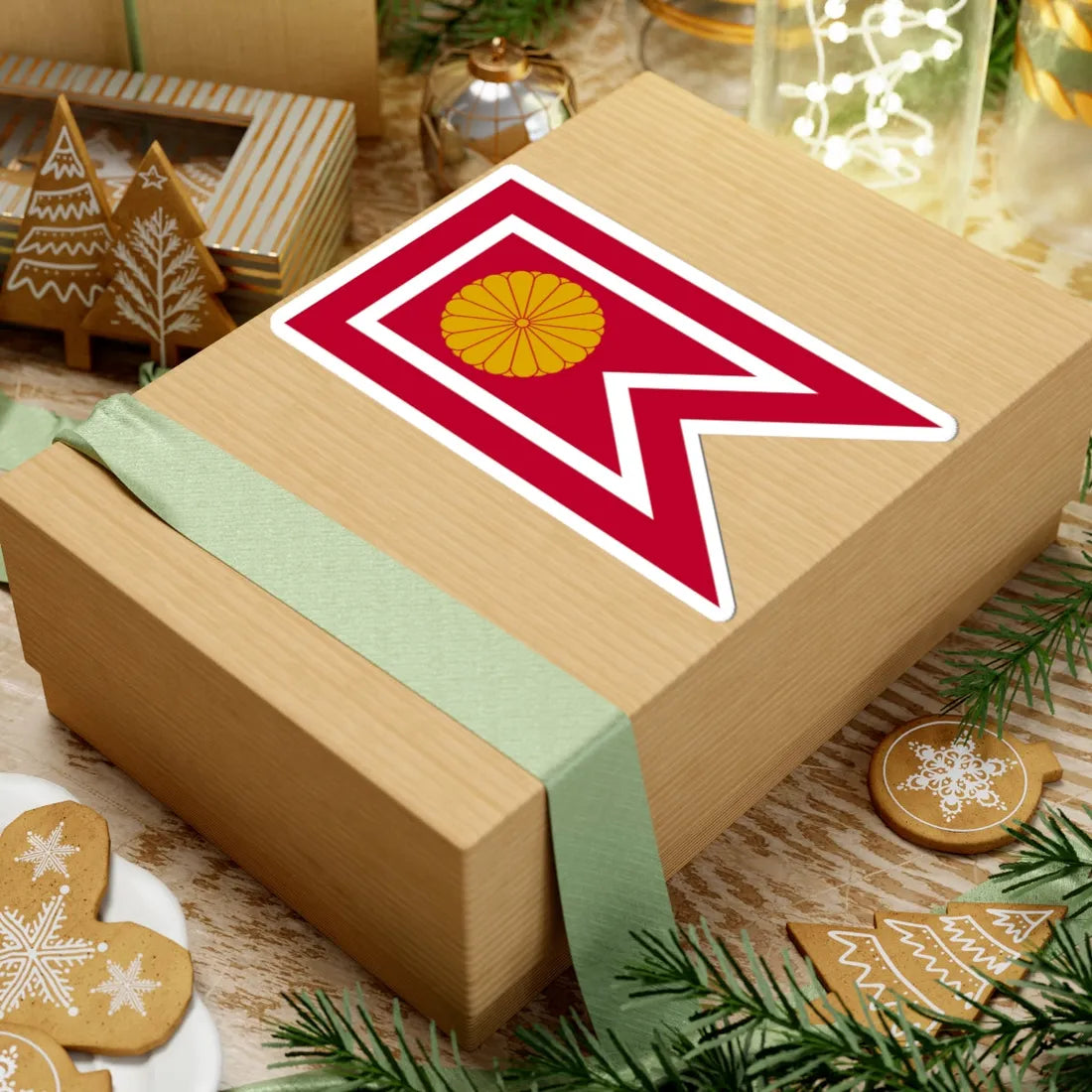 Japan Koutaisisonhi Flag (Japan) (Coat of Arms) STICKER Vinyl Kiss-Cut Decal - The Sticker Space