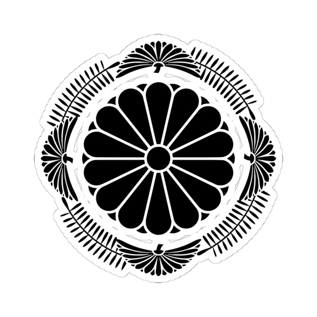 Japanese Crest of Akisino no miya (Japan) (Coat of Arms) STICKER Vinyl Kiss-Cut Decal - The Sticker Space