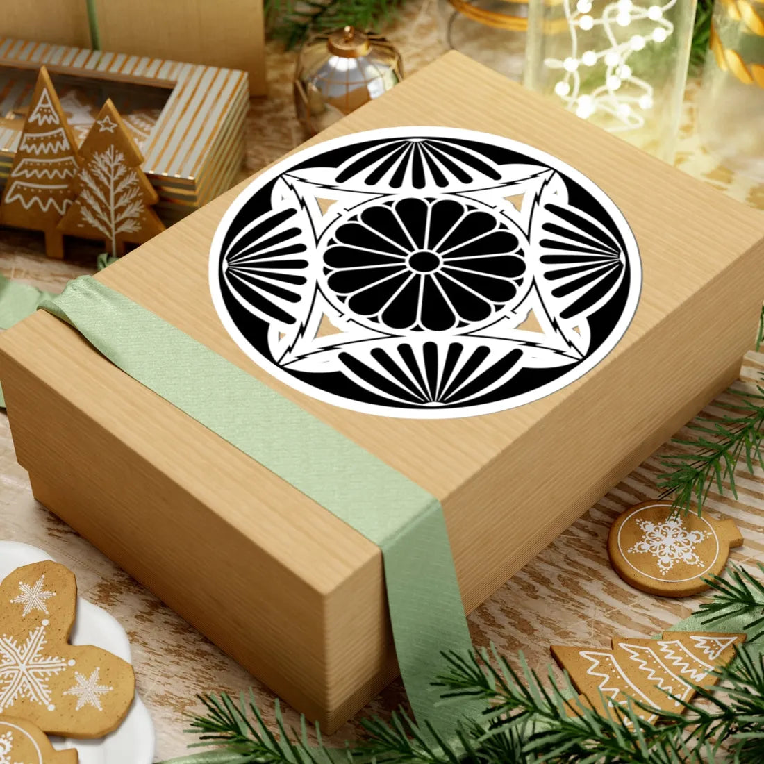 Japanese Crest of Takamado no miya (Japan) (Coat of Arms) STICKER Vinyl Kiss-Cut Decal - The Sticker Space