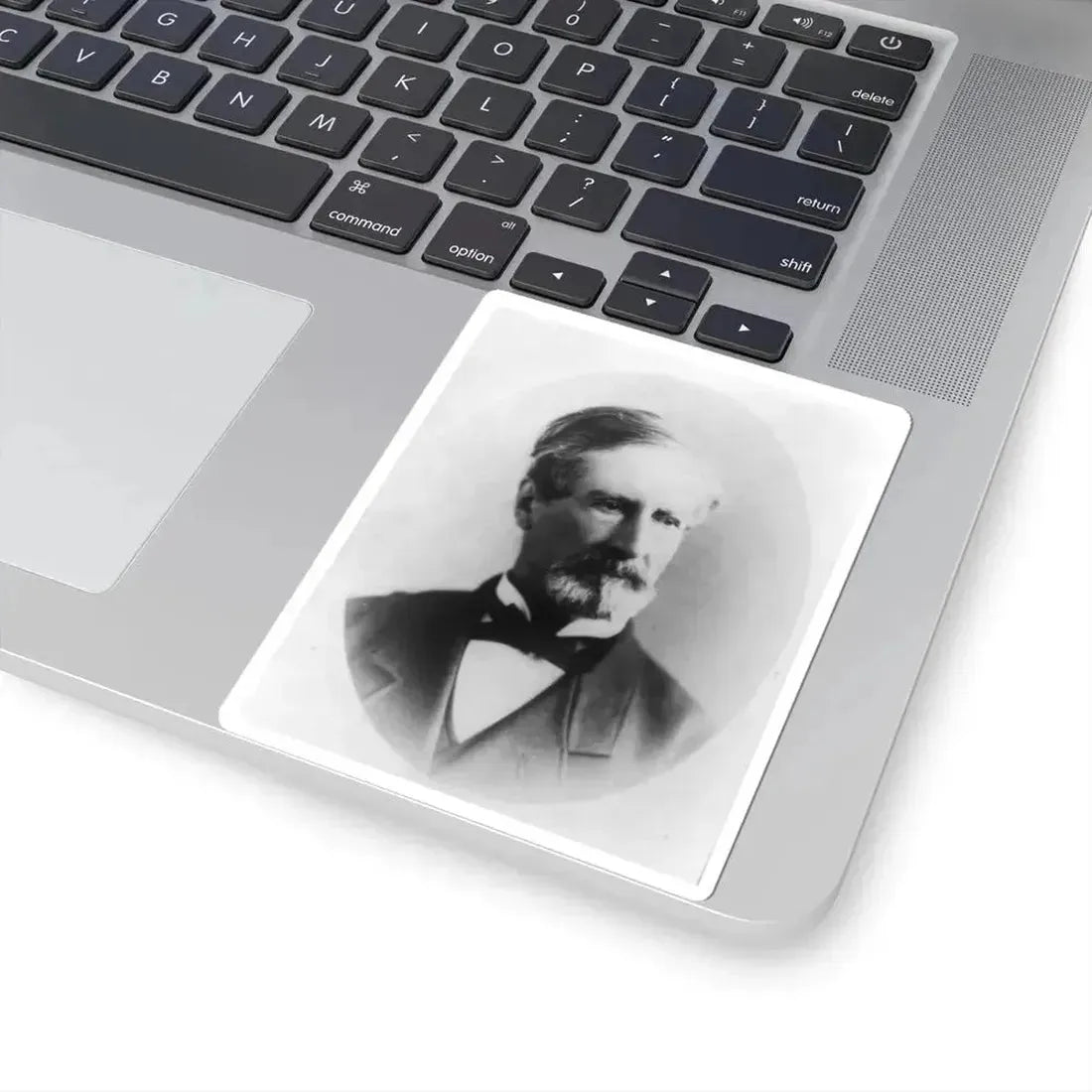 J.C. Pemberton, Head-and-Shoulders Portrait, Facing Right (U.S. Civil War) STICKER Vinyl Kiss-Cut Decal - The Sticker Space