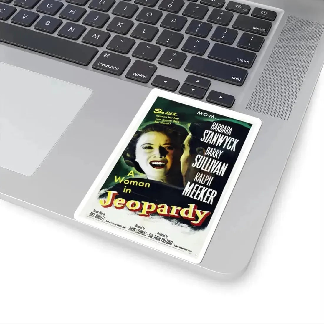 Jeopardy 1953 Movie Poster - STICKER Vinyl Kiss-Cut Decal - The Sticker Space