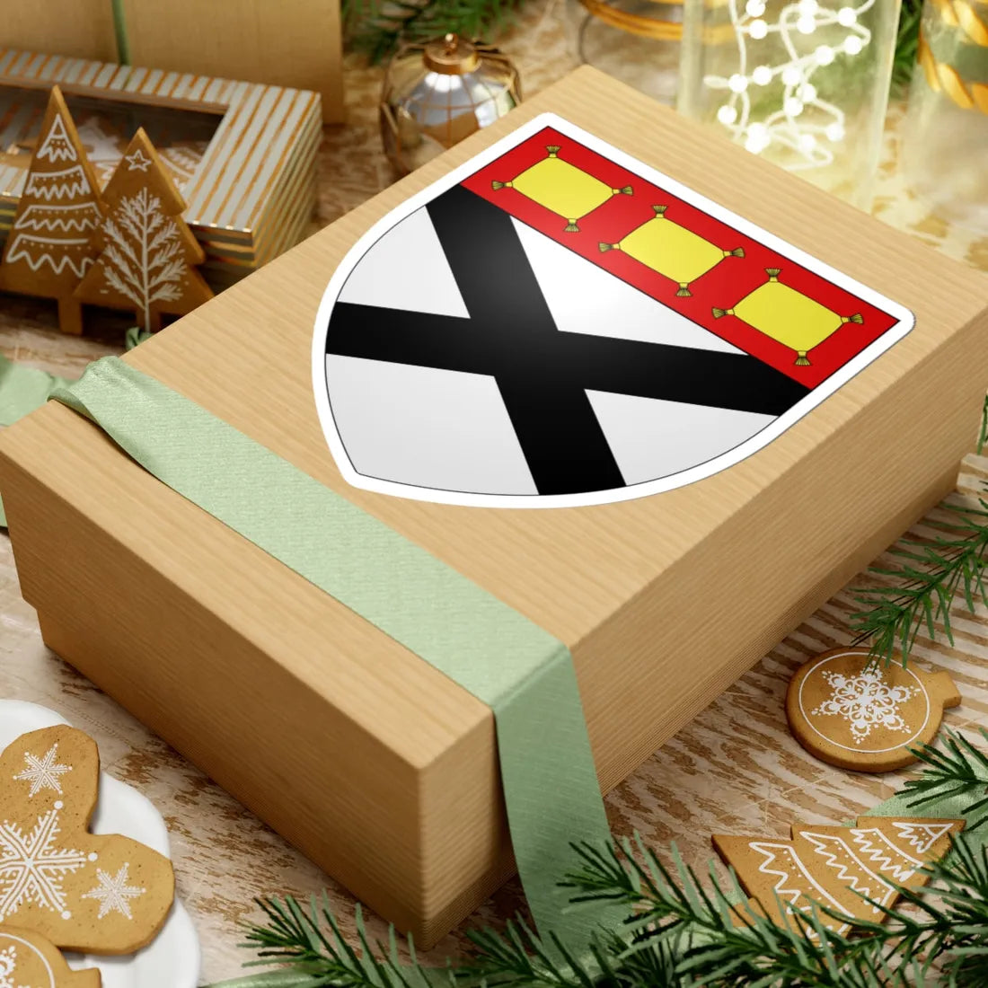 Johnstone arms (Scotland) (Coat of Arms) STICKER Vinyl Kiss-Cut Decal - The Sticker Space