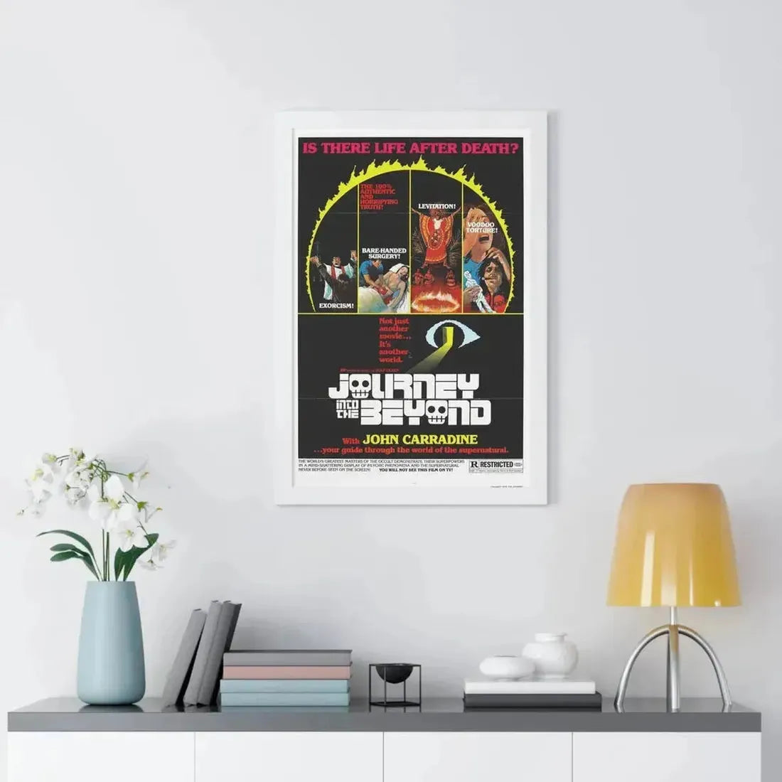 JOURNEY INTO THE BEYOND 1975 - Framed Movie Poster - The Sticker Space