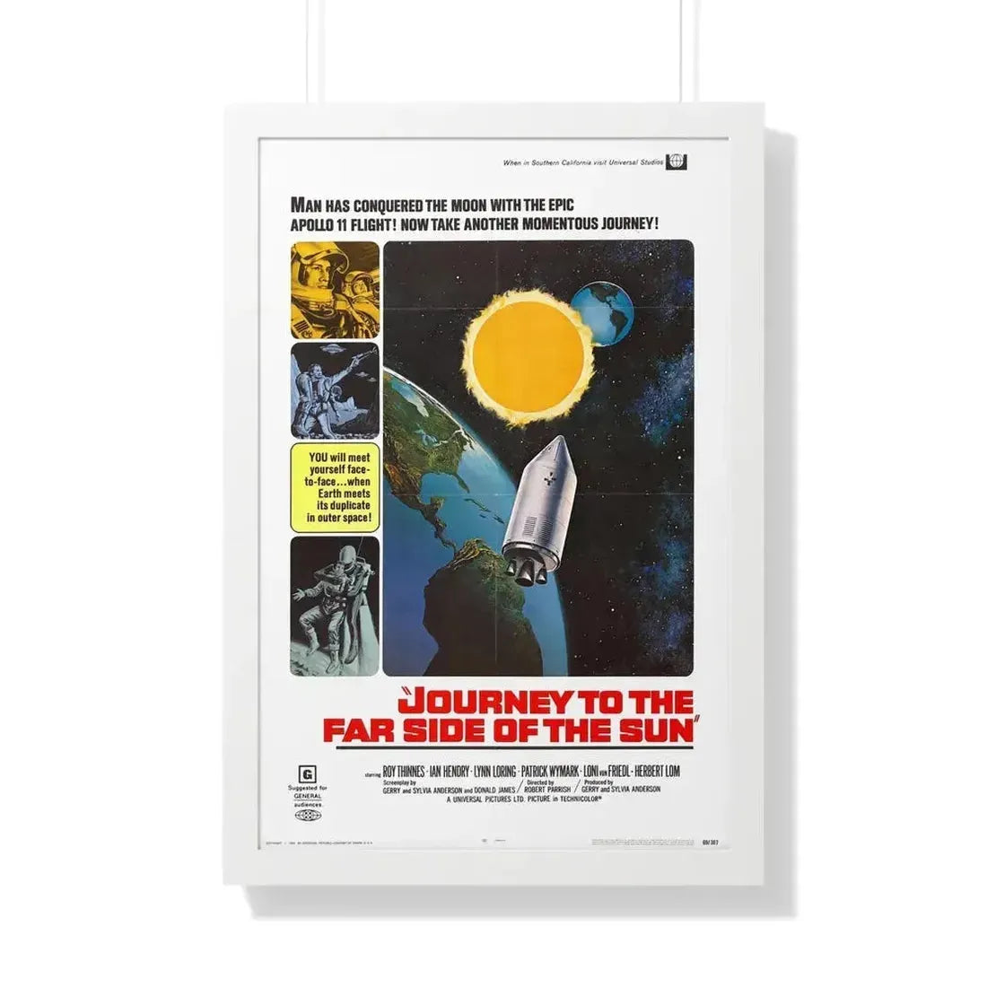 JOURNEY TO THE FAR SIDE OF THE SUN 1969 - Framed Movie Poster - The Sticker Space