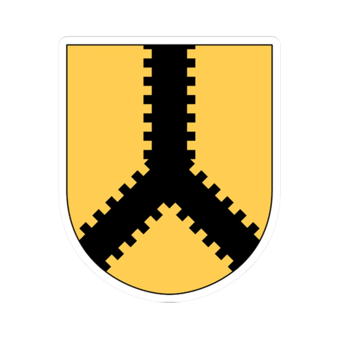 Järstad församling vapen (Sweden) (Coat of Arms) STICKER Vinyl Kiss-Cut Decal - The Sticker Space