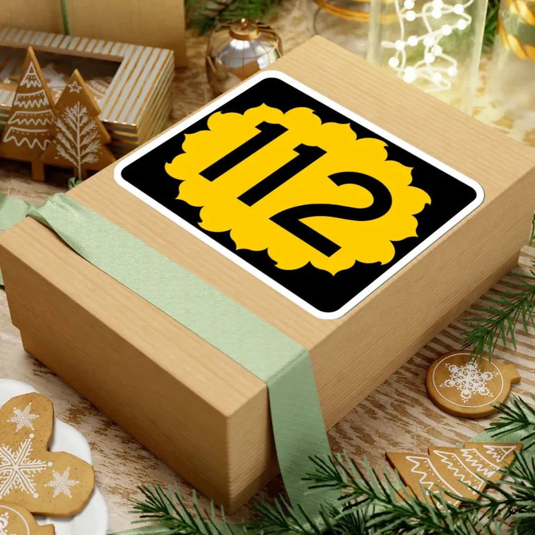 K-112 (Kansas) (Road Sign) STICKER Vinyl Kiss-Cut Decal - The Sticker Space