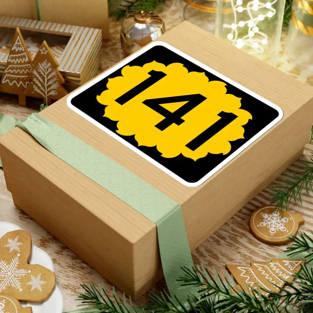 K-141 (Kansas) (Road Sign) STICKER Vinyl Kiss-Cut Decal - The Sticker Space