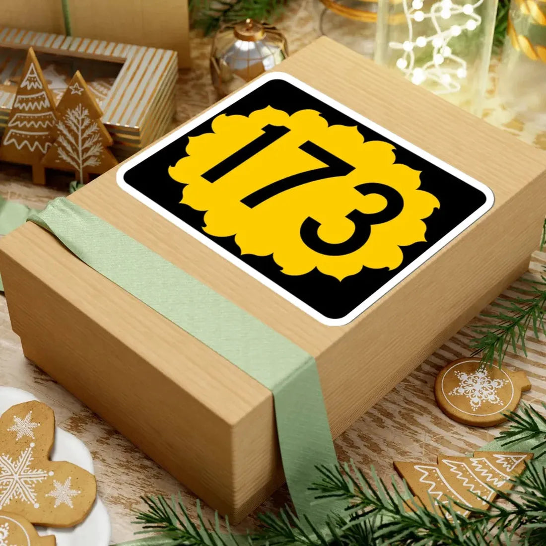 K-173 (Kansas) (Road Sign) STICKER Vinyl Kiss-Cut Decal - The Sticker Space