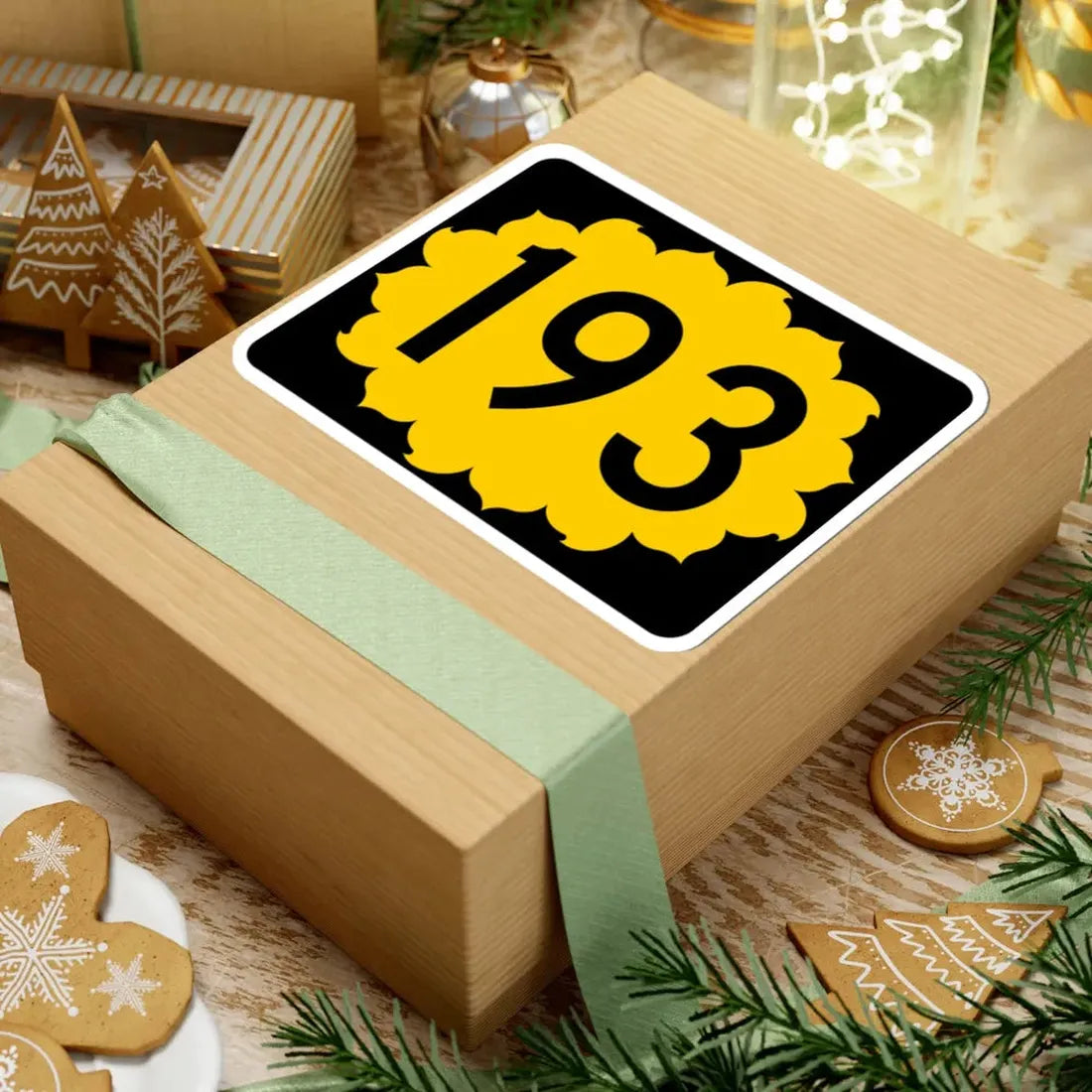 K-193 (Kansas) (Road Sign) STICKER Vinyl Kiss-Cut Decal - The Sticker Space