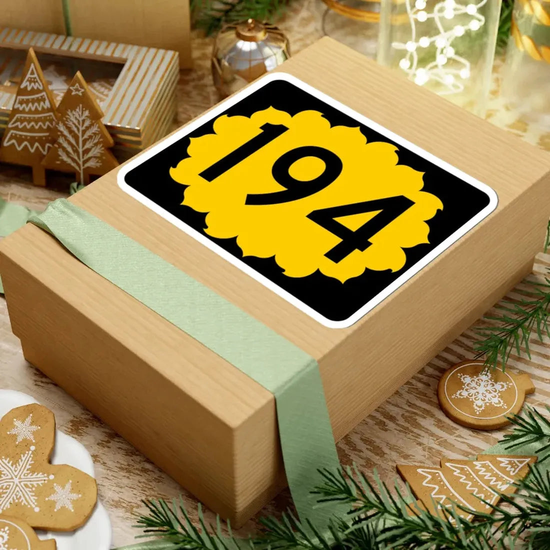 K-194 (Kansas) (Road Sign) STICKER Vinyl Kiss-Cut Decal - The Sticker Space