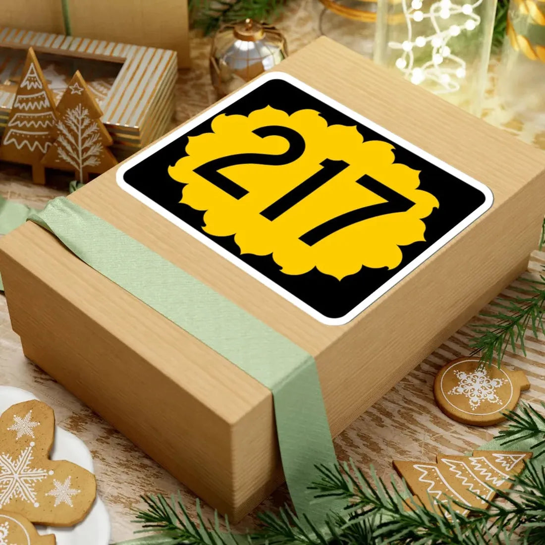 K-217 (Kansas) (Road Sign) STICKER Vinyl Kiss-Cut Decal - The Sticker Space