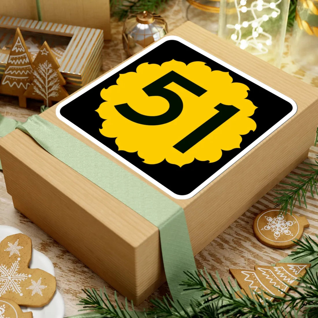 K-51 (Kansas) (Road Sign) STICKER Vinyl Kiss-Cut Decal - The Sticker Space