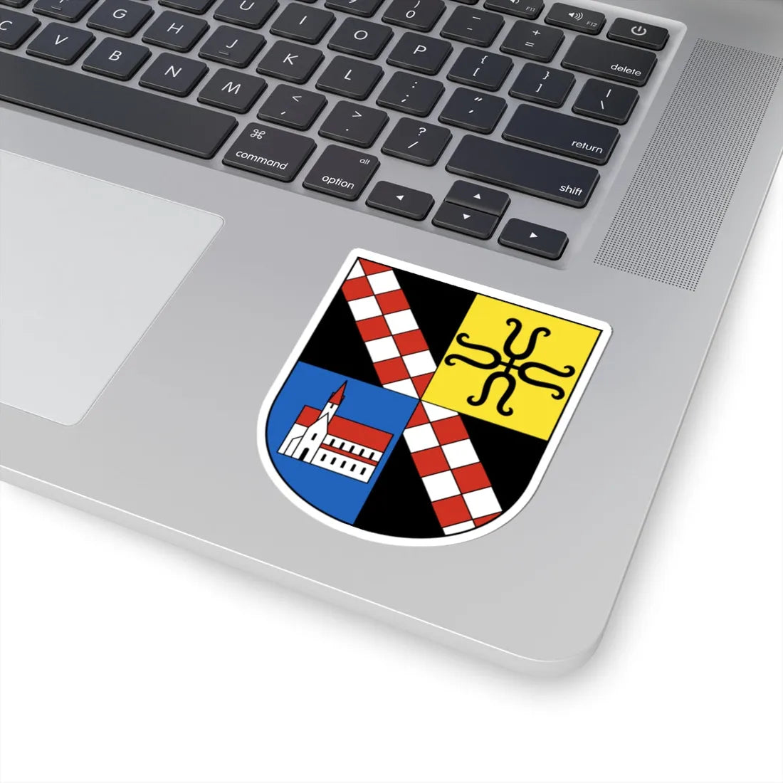 Kappel am Albis-blazon (Switzerland) (Coat of Arms) STICKER Vinyl Kiss-Cut Decal - The Sticker Space