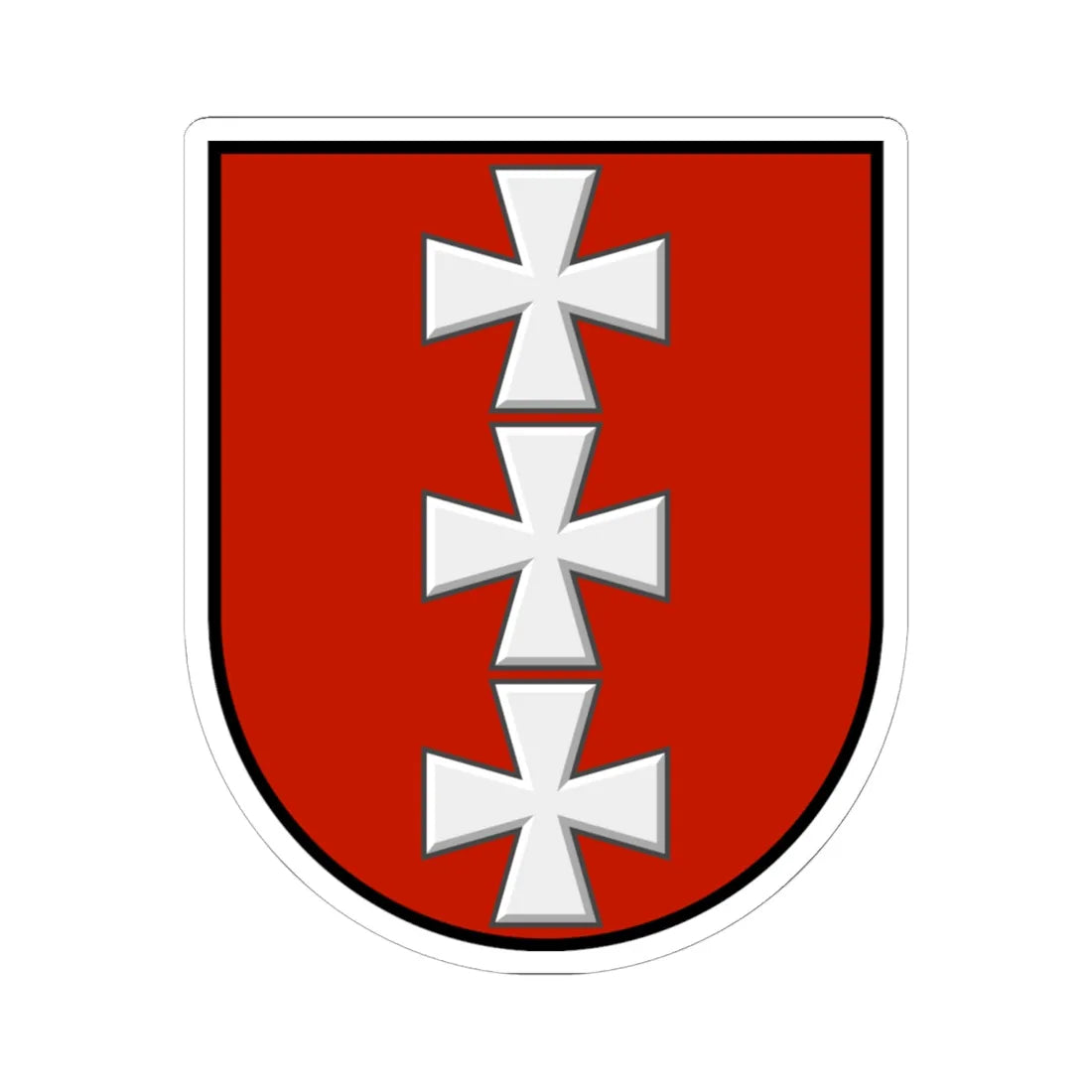 Karlivka old coat of arms escutcheon (Ukraine) (Coat of Arms) STICKER Vinyl Kiss-Cut Decal - The Sticker Space