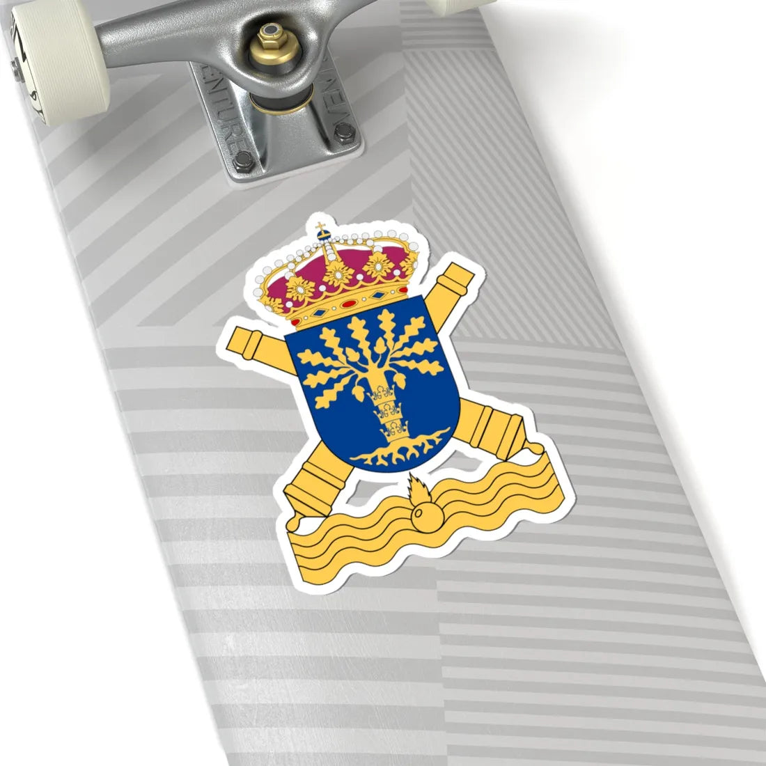 Karlskrona maringrupp (Sweden) (Coat of Arms) STICKER Vinyl Kiss-Cut Decal - The Sticker Space
