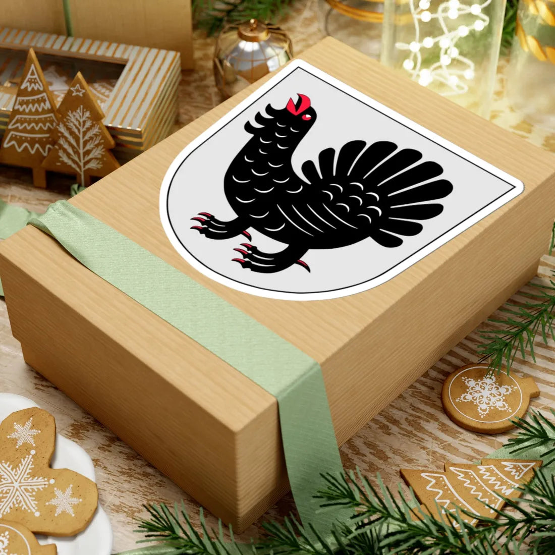 Keski-Suomi Coat of Arms (Finland) (Coat of Arms) STICKER Vinyl Kiss-Cut Decal - The Sticker Space