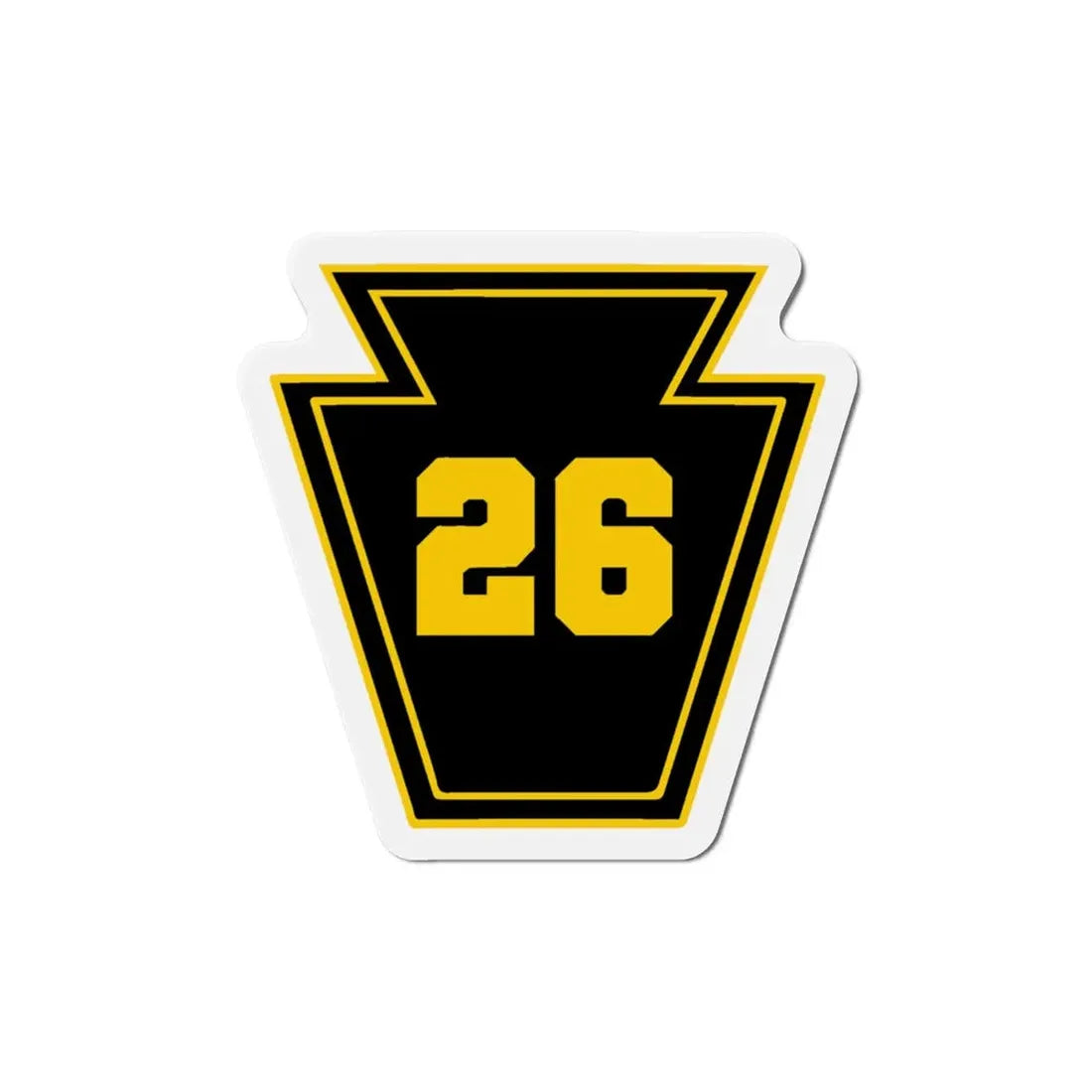 Keystone 26 USS JOHN P MURTHA LPD 26 (U.S. Navy) Refrigerator Magnet - The Sticker Space