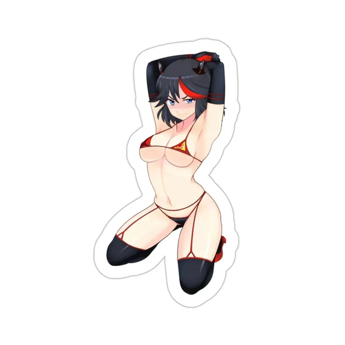 KILL la KILL - Ryuko Matoi (Anime/Ecchi/Waifu) STICKER Vinyl Die-Cut Decal - The Sticker Space