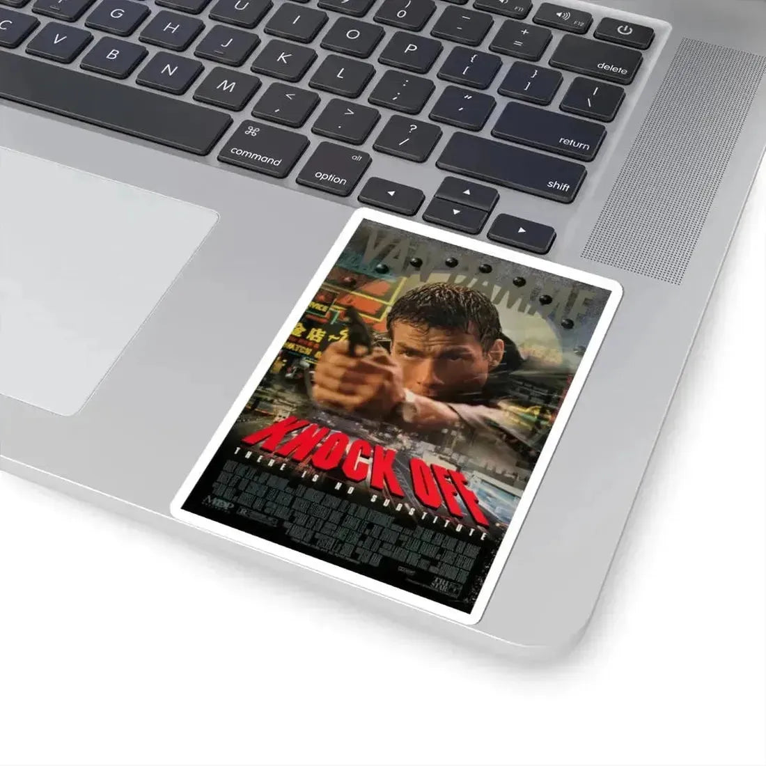 Knock Off 1998 Movie Poster - STICKER Vinyl Kiss-Cut Decal - The Sticker Space