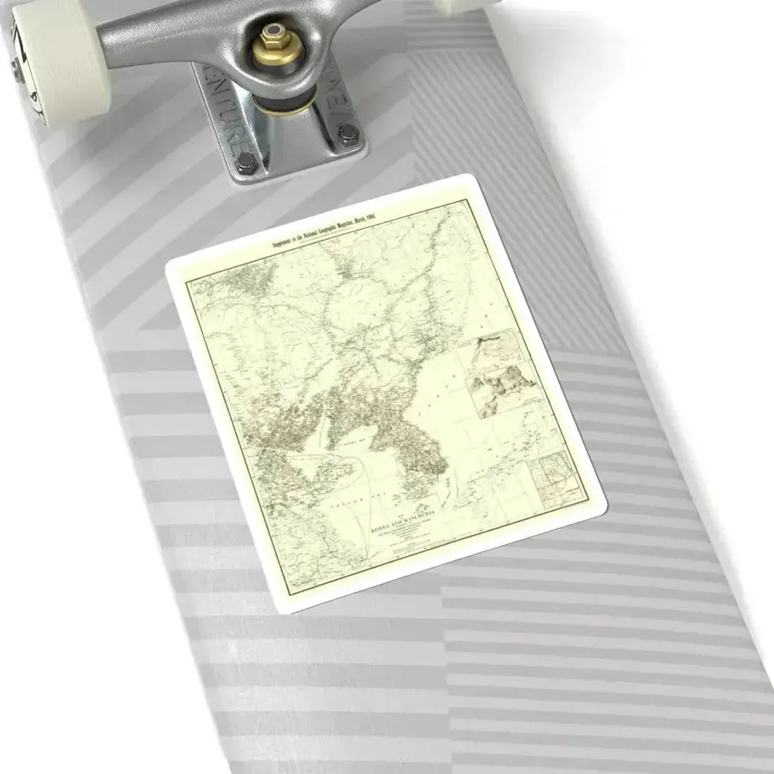 Korea and Manchuria (1904) (Map) STICKER Vinyl Kiss-Cut Decal - The Sticker Space