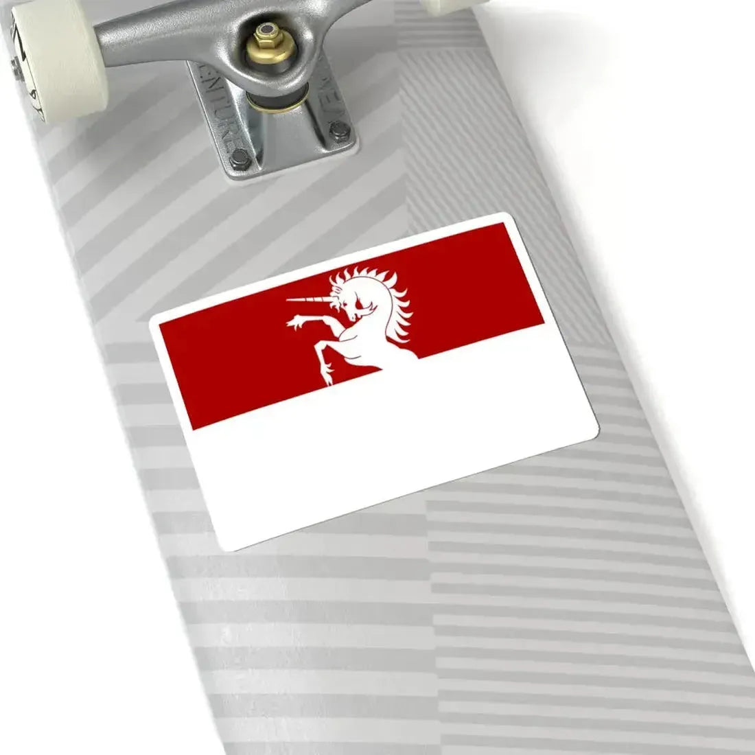 Kruibeke vlag (Belgium) STICKER Vinyl Kiss-Cut Decal - The Sticker Space