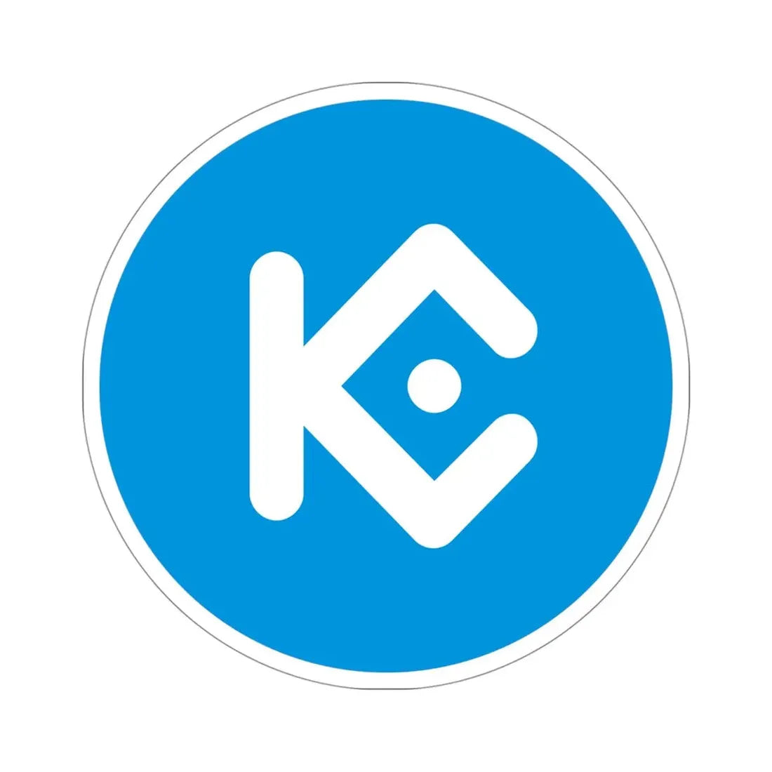 KUCOIN SHARES KCS (Cryptocurrency) STICKER Vinyl Die-Cut Decal - The Sticker Space