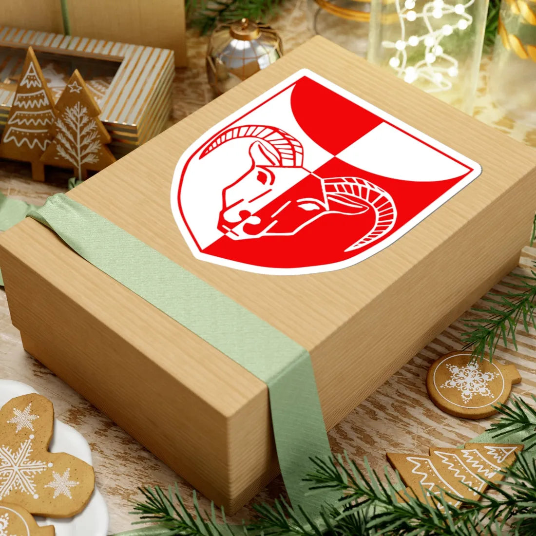 Kujalleq-coat-of-arms (Coat of Arms) STICKER Vinyl Kiss-Cut Decal - The Sticker Space