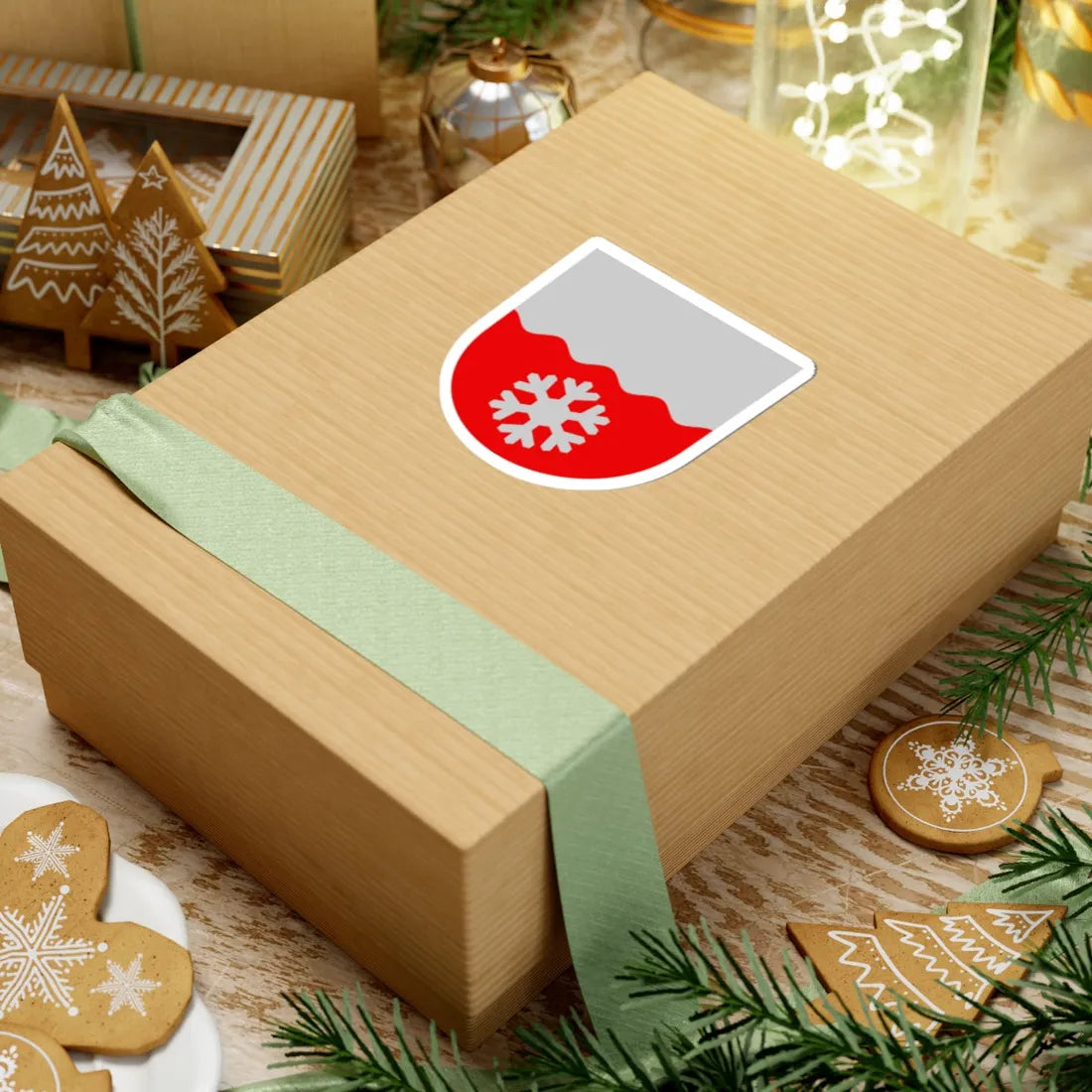 Kylmäkoski.vaakuna (Finland) (Coat of Arms) STICKER Vinyl Kiss-Cut Decal - The Sticker Space