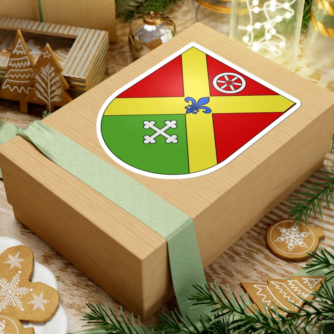 La Folliaz-coat of arms (Switzerland) (Coat of Arms) STICKER Vinyl Kiss-Cut Decal - The Sticker Space