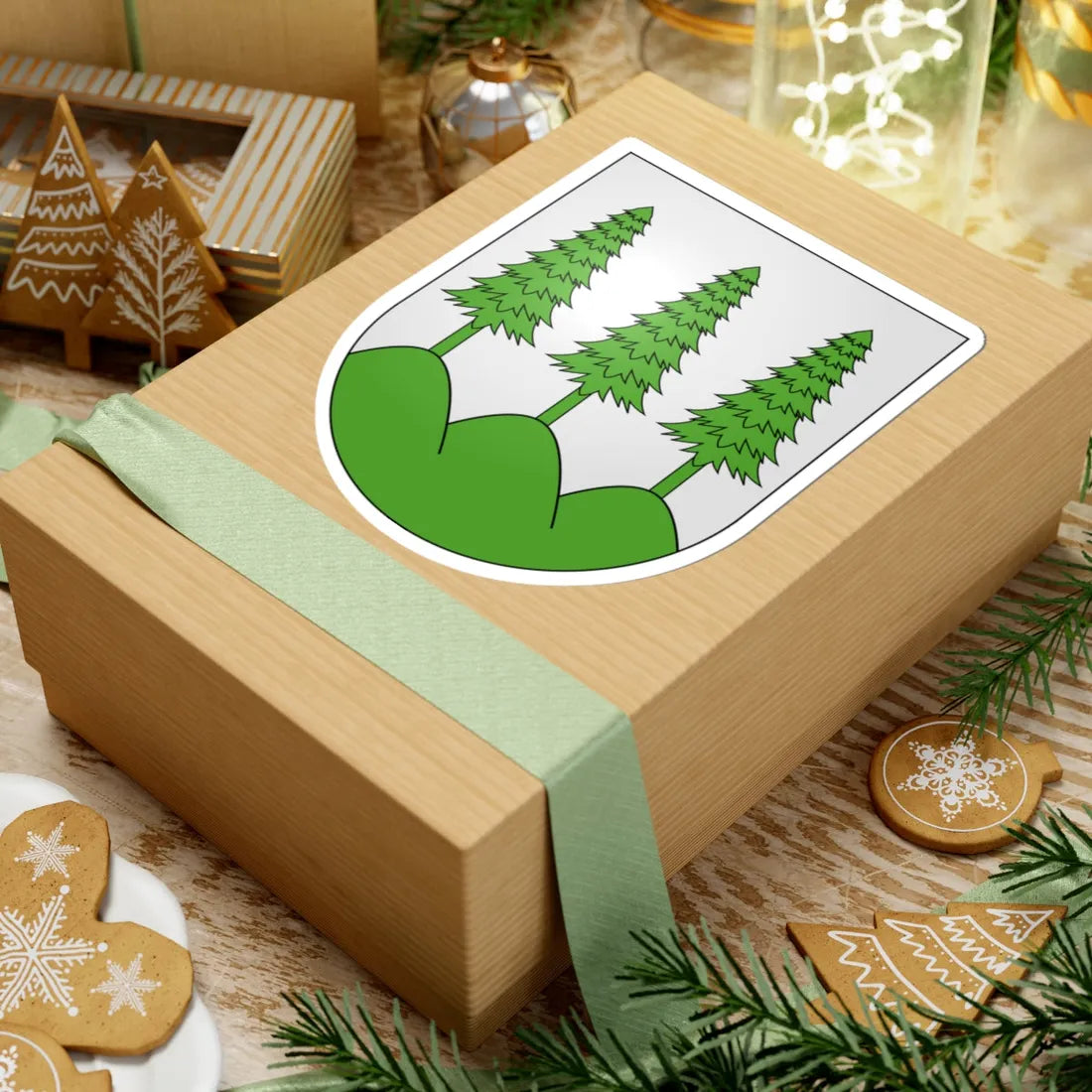 La Sagne-coat of arms (Switzerland) (Coat of Arms) STICKER Vinyl Kiss-Cut Decal - The Sticker Space