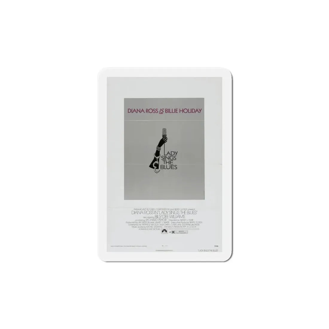 Lady Sings the Blues 1972 Movie Poster Refrigerator Magnet - The Sticker Space