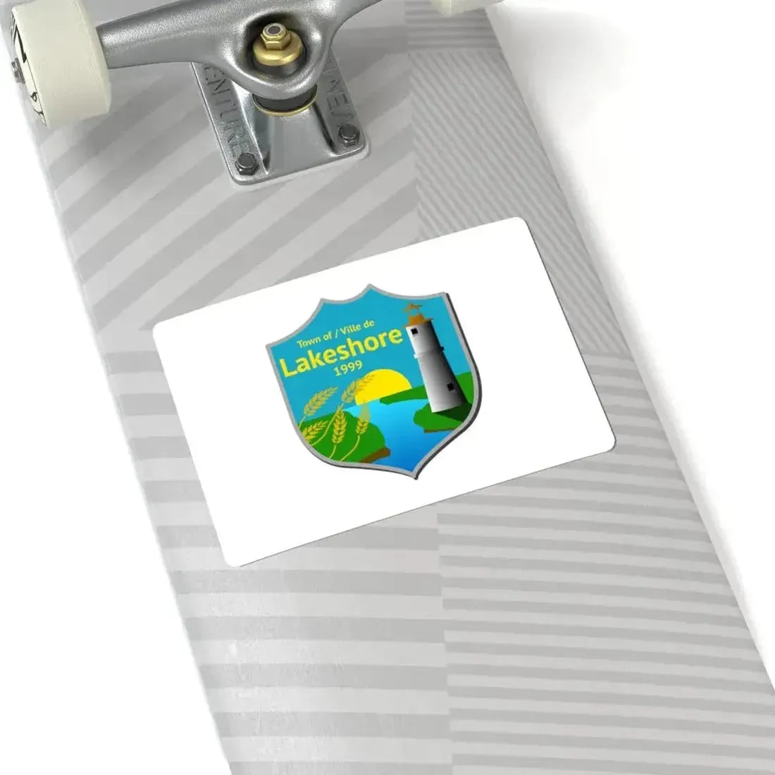 Lakeshore Ontario Flag (Canada) STICKER Vinyl Kiss-Cut Decal - The Sticker Space