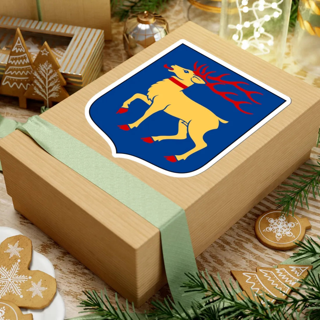 Ölands vapen (Sweden) (Coat of Arms) STICKER Vinyl Kiss-Cut Decal - The Sticker Space