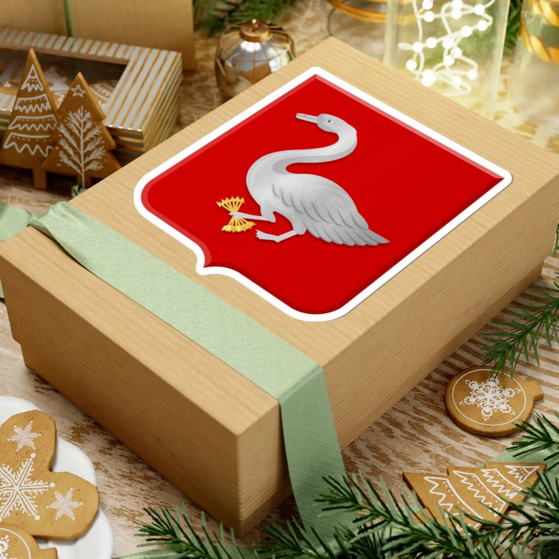 Landsmeer wapen volgens beschrijving (Netherlands) (Coat of Arms) STICKER Vinyl Kiss-Cut Decal - The Sticker Space