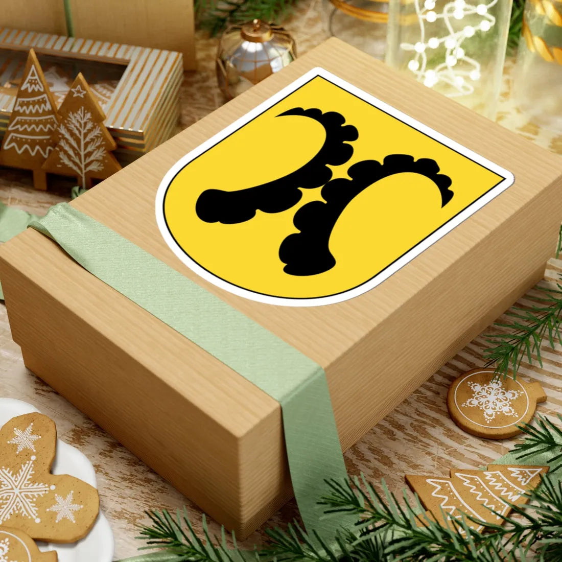 Langenhard coat of arms (Switzerland) (Coat of Arms) STICKER Vinyl Kiss-Cut Decal - The Sticker Space