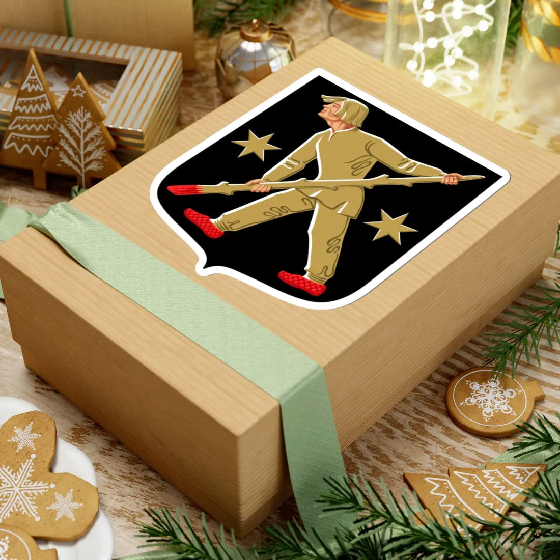 Lapinlahti.vaakuna (Finland) (Coat of Arms) STICKER Vinyl Kiss-Cut Decal - The Sticker Space