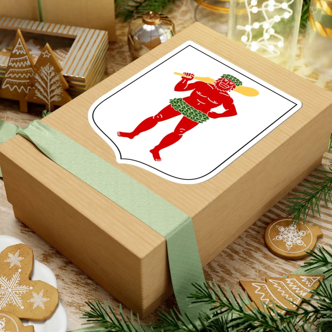 Lapplands vapen (Sweden) (Coat of Arms) STICKER Vinyl Kiss-Cut Decal - The Sticker Space