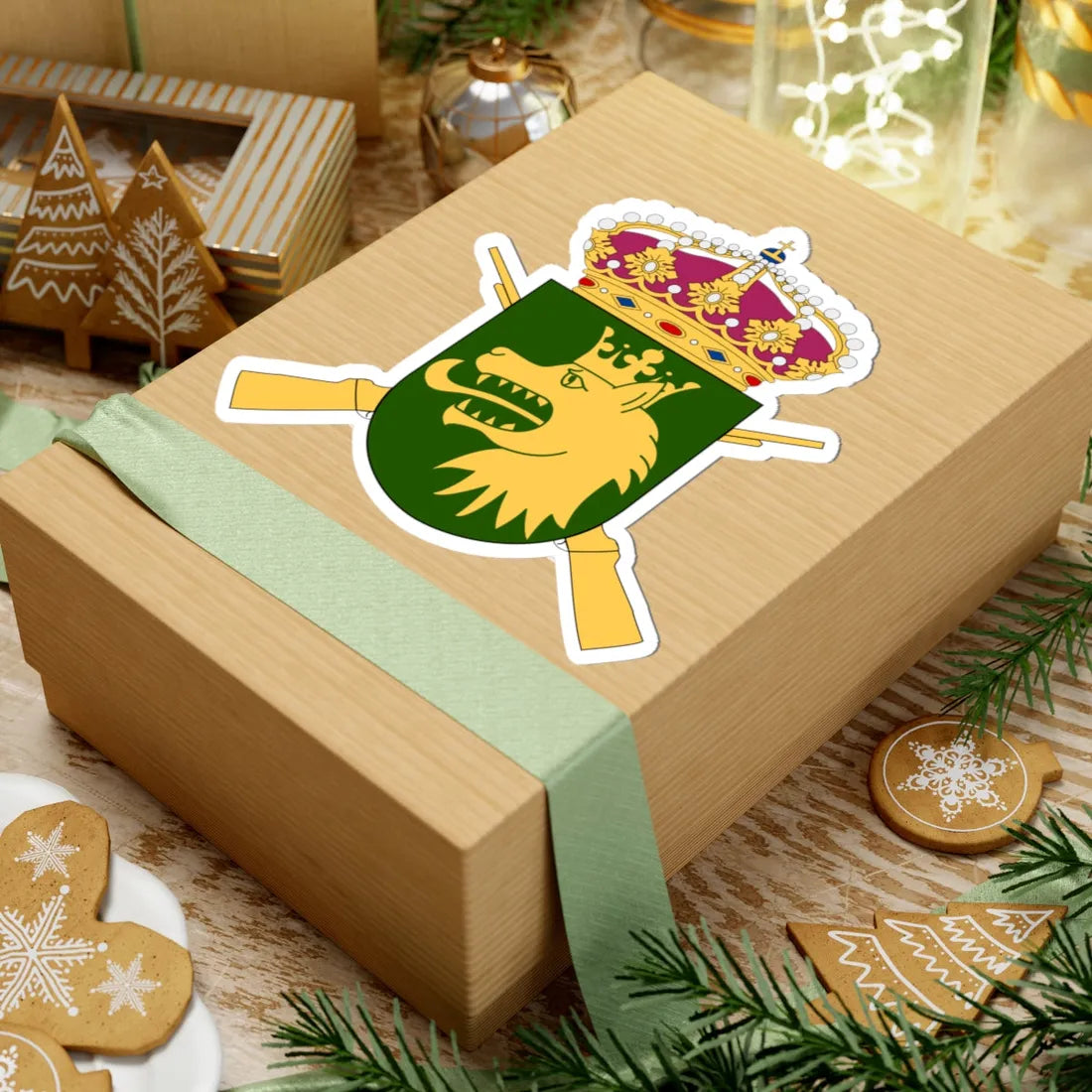 Lapplandsjägargruppen vapen 2016 (Sweden) (Coat of Arms) STICKER Vinyl Kiss-Cut Decal - The Sticker Space