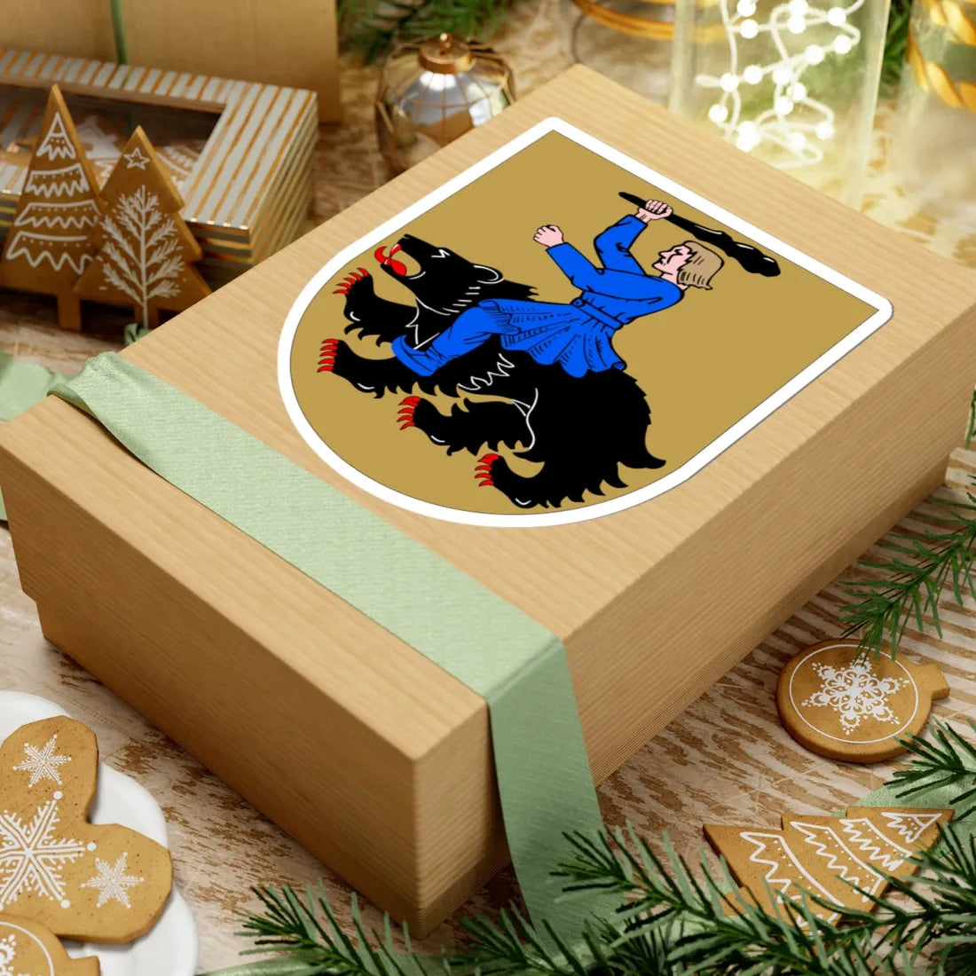 Lapua.vaakuna (Finland) (Coat of Arms) STICKER Vinyl Kiss-Cut Decal - The Sticker Space