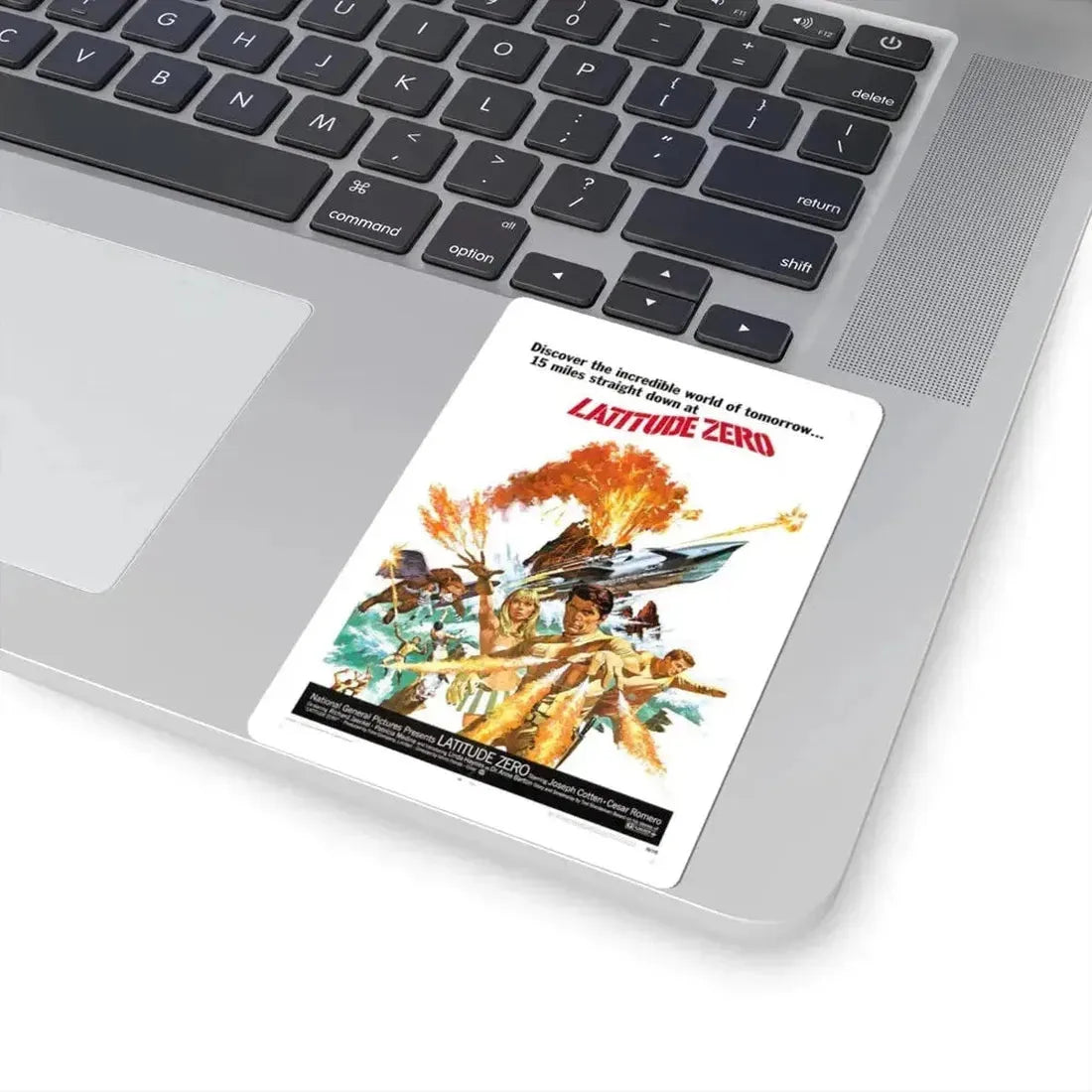 Latitude Zero 1969 Movie Poster - STICKER Vinyl Kiss-Cut Decal - The Sticker Space